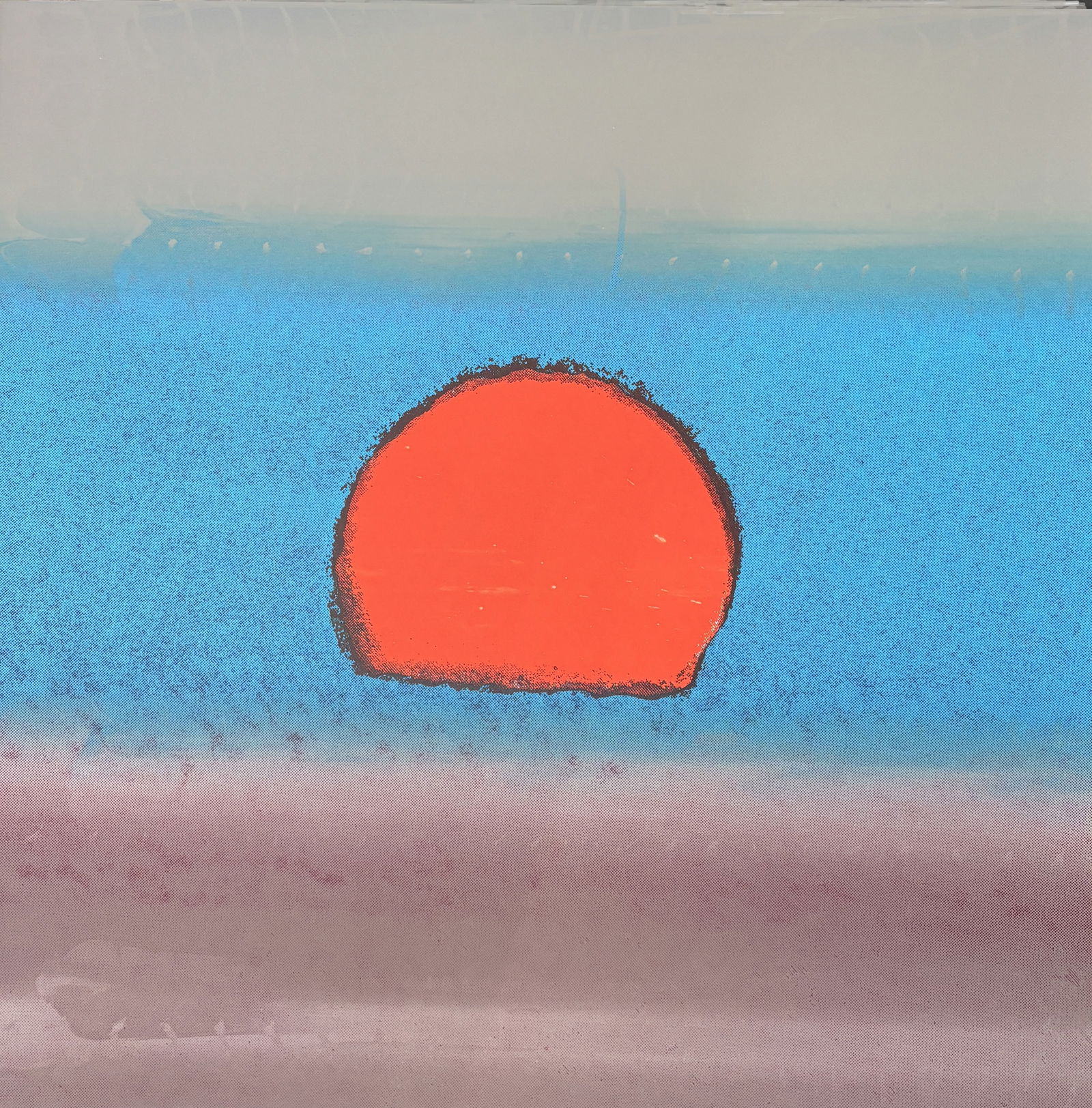 Andy Warhol from 1972 Sunset Unique Edition Original Serigraph Silkscreen in colors. (1 of 1)