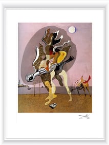 Salvador Dali color plate lithograph on paper