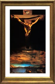 Salvador Dali St. John on the cross Limited Lithograph