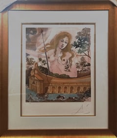 Salvador Dali Limited Edition Etching in colors 1970