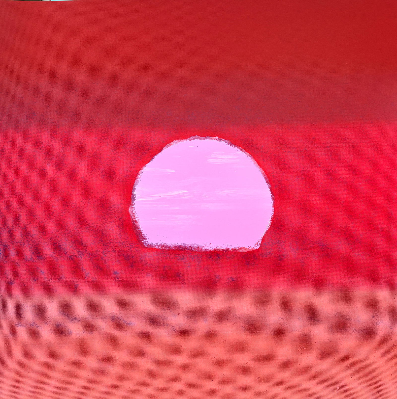 Andy Warhol from 1972 Sunset Unique Edition Original Serigraph Silkscreen in colors. (1 of 1)