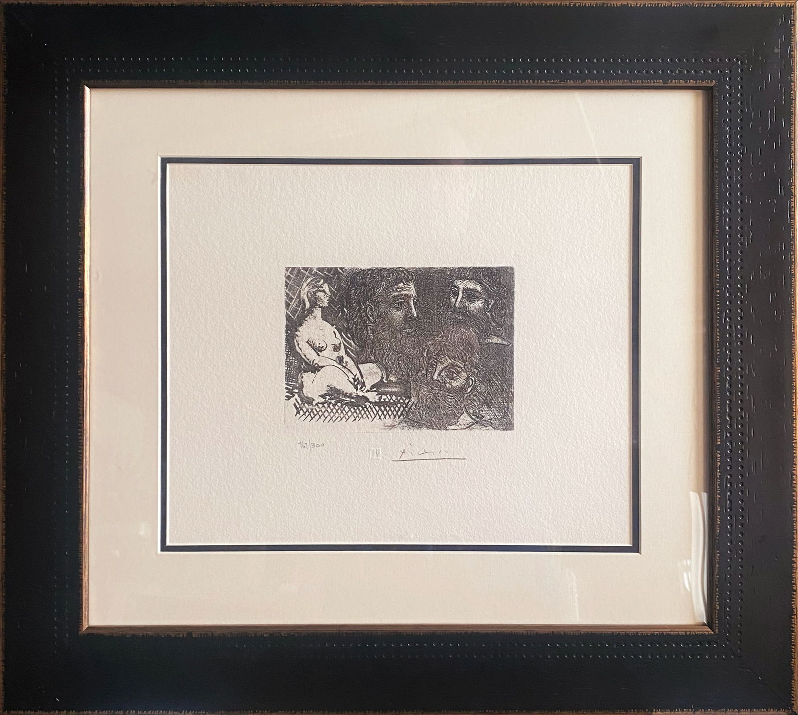 Pablo Picasso lithograph with museum official stamp limited edition of 300 numbered (1 of 1)