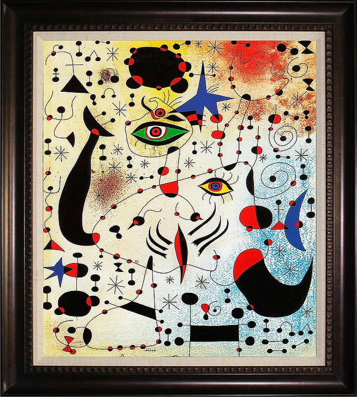 Joan Miro Ciphers and Constellations Abstract After Joan Miro (1 of 1)