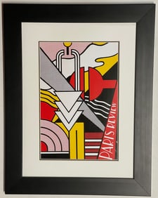 Roy Lichtenstein Color Plate lithograph