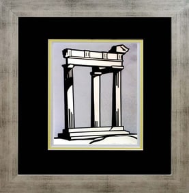 Roy Lichtenstein color plate lithograph from 1984