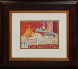 Henri Matisse Color Plate Lithograph from 1968