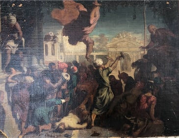 Oil on canvas Anonymous  19th century