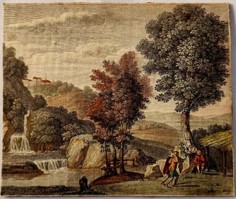 m Ancient engraving CARRACCI Agostino Italy, Bologna 1557, Rome 1602