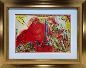 Marc Chagall Lithograph Hand signed 1974