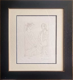 Pablo Picasso Lithogaph Limited Edition with Museum official Stamp 300 edition