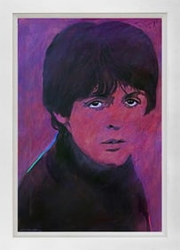 Hand embellished canvas Limited Edition of 8 on canvas by David Lloyd Glover Paul McCartney