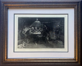 Frederic Remington Etching