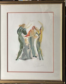 Le Danse Limited Edition Original Wood Block by Salvador Dali Hand signed and numbered