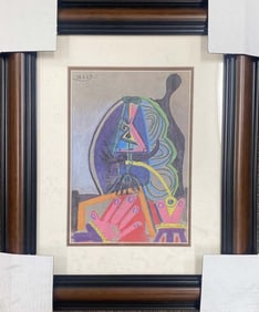 Pablo Picasso Color Plate Lithograph from 1970