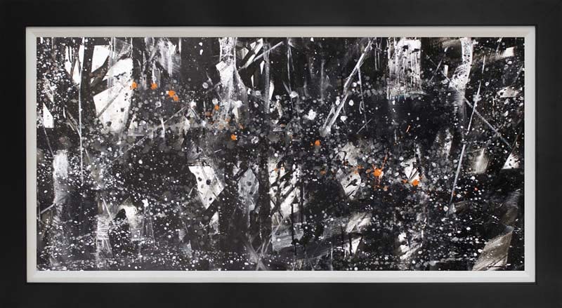 Original oil on board by Michael Shofield: Original oil on board by Michael Schofield. Hand signed by the artist. One of a kind original. Approx 24 x 48 inches image size. Custom framed and includes certificate. This work was purchased directl