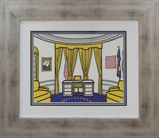Roy Lichtenstein Color Plate Lithograph from 1992