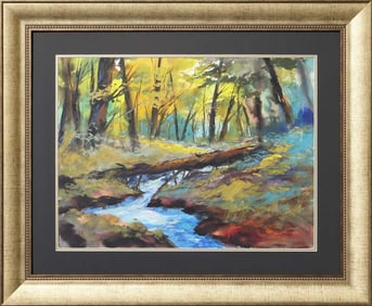 Original Watercolor on Arches paper by Michael Schofield landscape