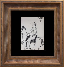 Pablo Picasso Toros y Toreros Bullfighter lithograph  by Mourlot Press Paris