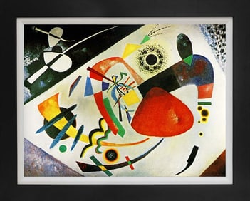 Red Spot  Limited Edition on canvas after Wassily Kandinsky
