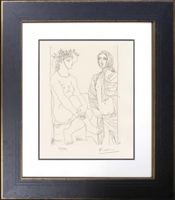 Pablo Picasso lithograph limited edition with museum official stamp
