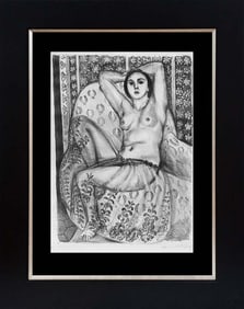 Henri Matisse Lithograph after Matisse Odalisque  from 1968