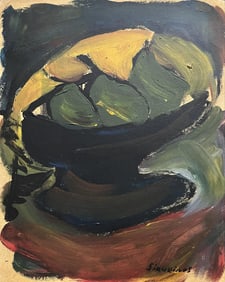 David Alfaro Siqueiros (1896-1974) Still life original oil on paper