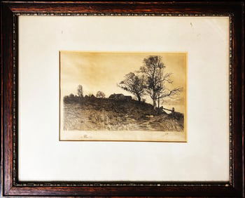 1800s Signed original with Original Frame