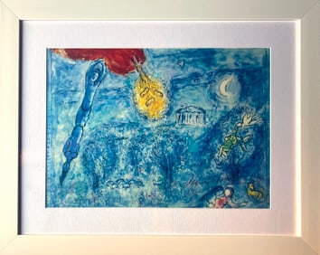 Marc Chagall Lithograph Hand signed