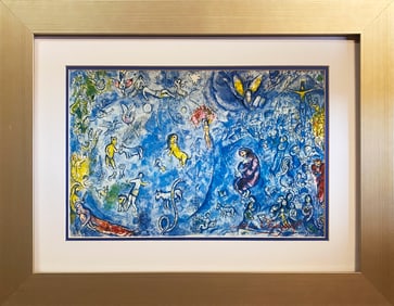 Marc Chagall Original Lithograph from 1972