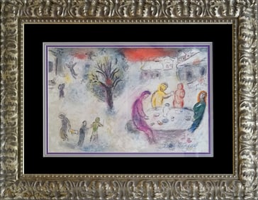 Marc Chagall Lithograph Hand signed