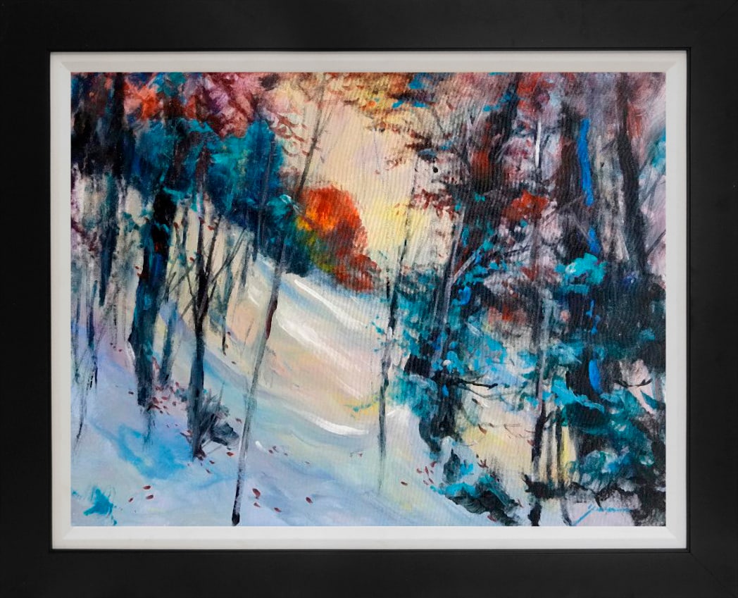 Original on canvas by Michael Schofield landscape: Michael Schofield original on canvas 30 x 40 image size. One or a kind original. Hand signed by the artist. Includes certificate of authenticity. This work was purchased directly from the artist.
