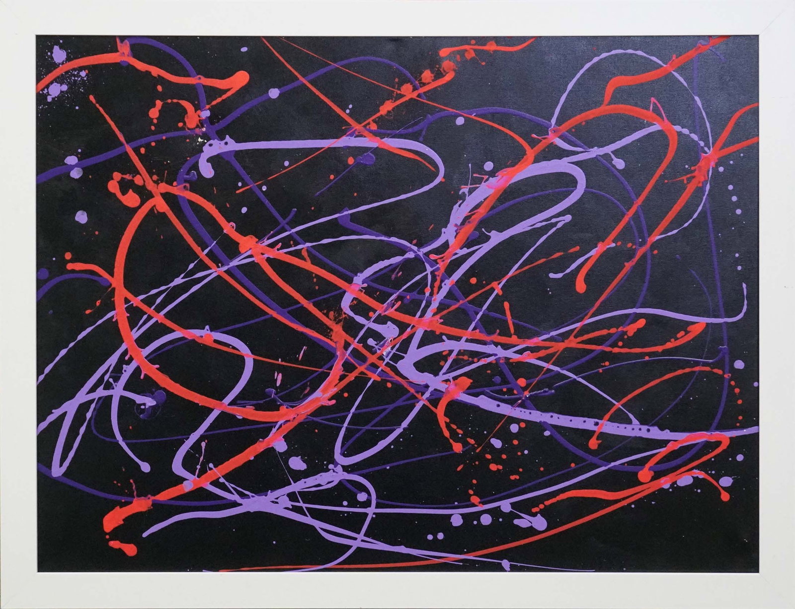 Robert Copple Original oil on canvas Abstract: Original on canvas by Robert Copple Approx image size 30x36 inches. One-of-a-kind original. Hand signed by the artist. Includes certificate of authenticity. This work was purchased directly from the a
