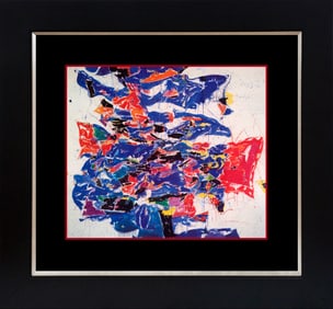 Sam Francis Color Plate Lithograph from 1968