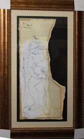 Pablo Picasso Woman Pouring Water  Pablo Picasso  Limited Edition ink on paper.