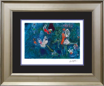 Marc Chagall Circus Clown and Dancer Marc Chagall  Limited Edition
