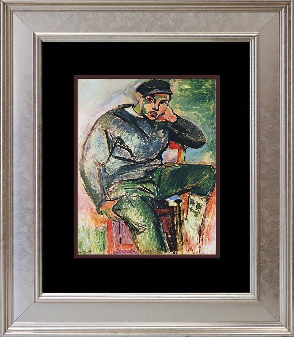 Henri Matisse Lithograph after Matisse from 1948: Henri Matisse Lithograph from 1948. The signature is in the plate. Approx 24x20 inches. Professionally framed. Includes certificate.