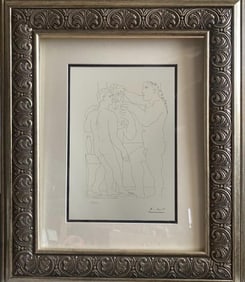 Pablo Picasso Lithograph from 1990 Suite Vollard. Authorized by the Picasso Family.