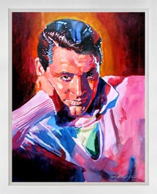 Debonaire  Mixed Media Original on canvas by David Lloyd Glover Cary Grant