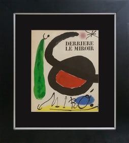 Joan Miro color Plate Lithograph from 1964