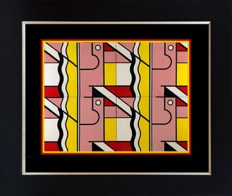 Roy Lichtenstein color Plate Lithograph