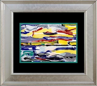 Roy Lichtenstein Color Plate Lithograph