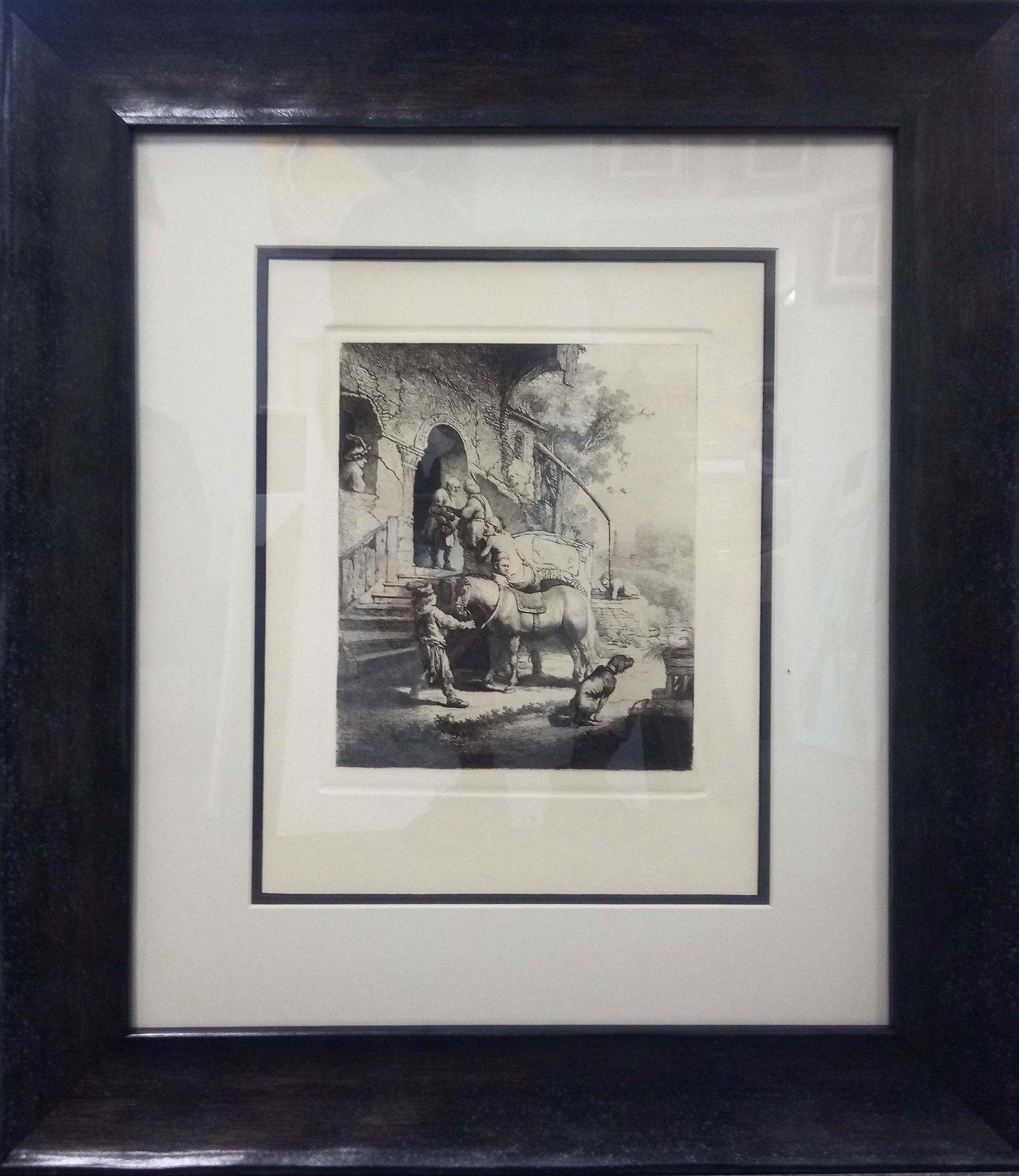 Rembrandt Etching from the original copper plates created by Amand Durand. The Good Samaritan (1 of 1)