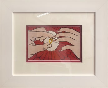 Roy Lichtenstein color plate lithograph