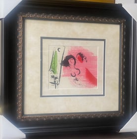 Marc Chagall Original Lithograph Hand signed  HC Artist Proof 1957