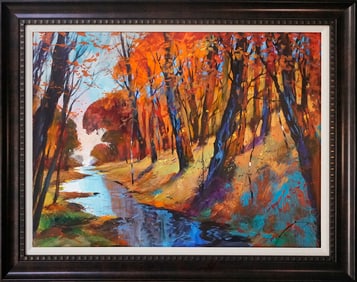 Original Landscape on canvas Michael Schofield