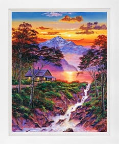 Wilderness Spirit Mixed Media original canvas by David Lloyd Glover