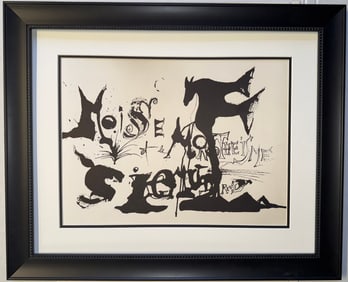 Moses and Monotheism Salvador Dali Serigraph 1973