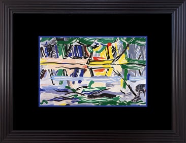 Roy Lichtenstein 1993 Color Plate Lithograph