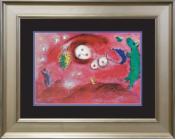 Marc Chagall Lithograph Hand signed