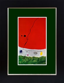 Joan Miro color plate lithograph 1959